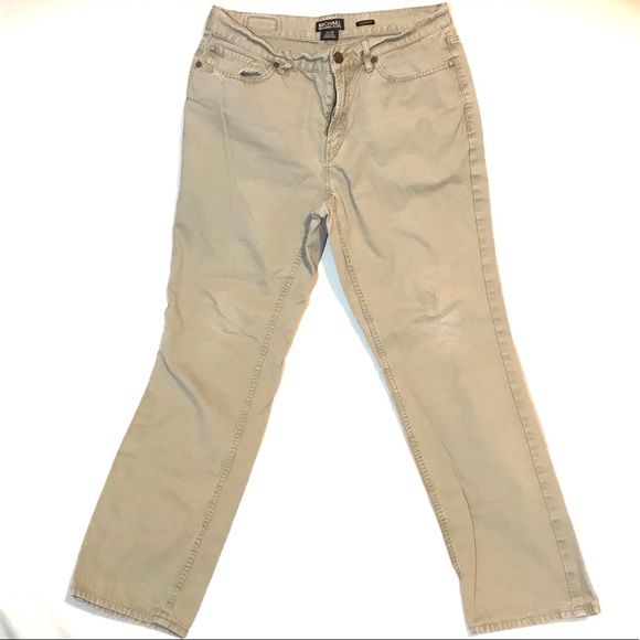 Michael Kors Tailored Fit Khaki Pants Size 30/30 - Picture 1 of 7